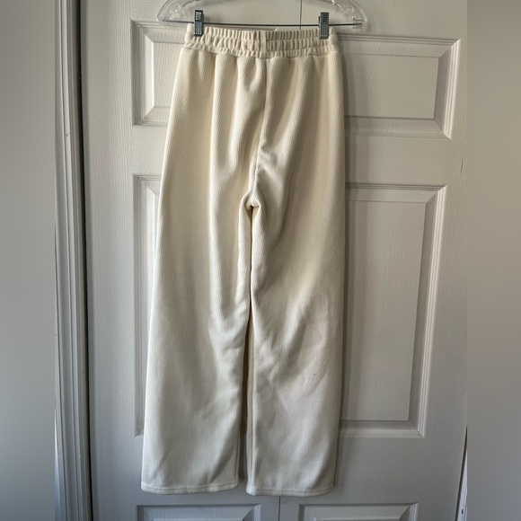 New with Tags: Cream Corduroy Drawstring Waist with Fleece Lining - Picture 4 of 4